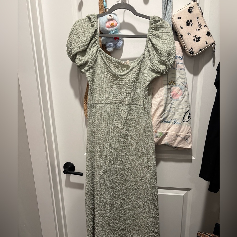See You Monday Textured Top in Sage XL